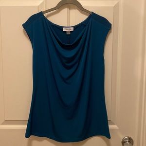 NWT Calvin Klein Teal Work Top
